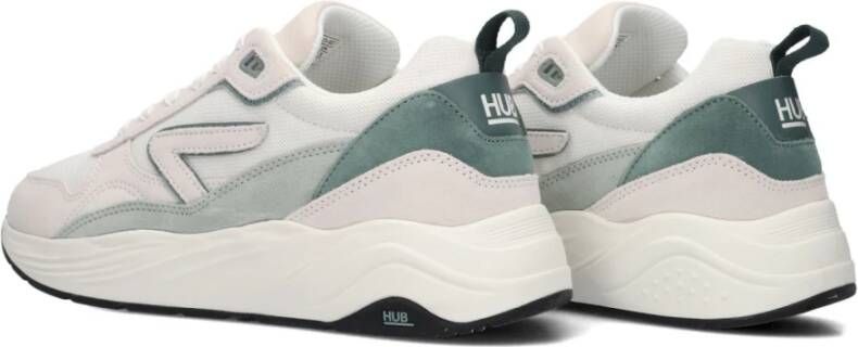 Hub Witte lage sneakers voor heren Multicolor Heren