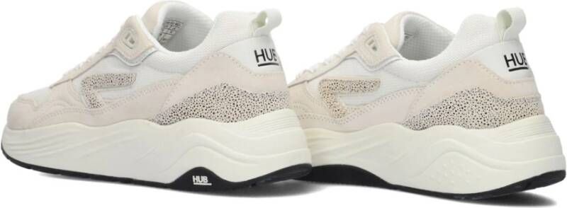 HUB Witte Sneakers Glide-Z
