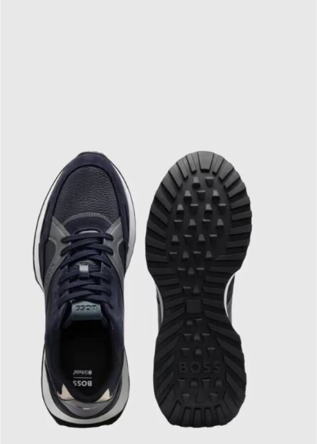 Hugo Blauwe Sneakers met EVA Rubberen Zool