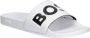 Hugo Boss Band Teenslippers Collectie Lente Zomer White Heren - Thumbnail 5