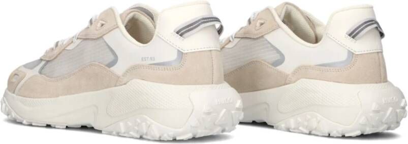 Hugo Boss Grijze Suède Lage Sneakers Multicolor Heren