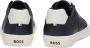 Hugo Boss Blauwe Leren Sneakers Herfst Winter Collectie Blue Heren - Thumbnail 15