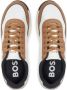 Hugo Boss Blauwe Sneakers met Eva Rubberen Zool Beige Heren - Thumbnail 7