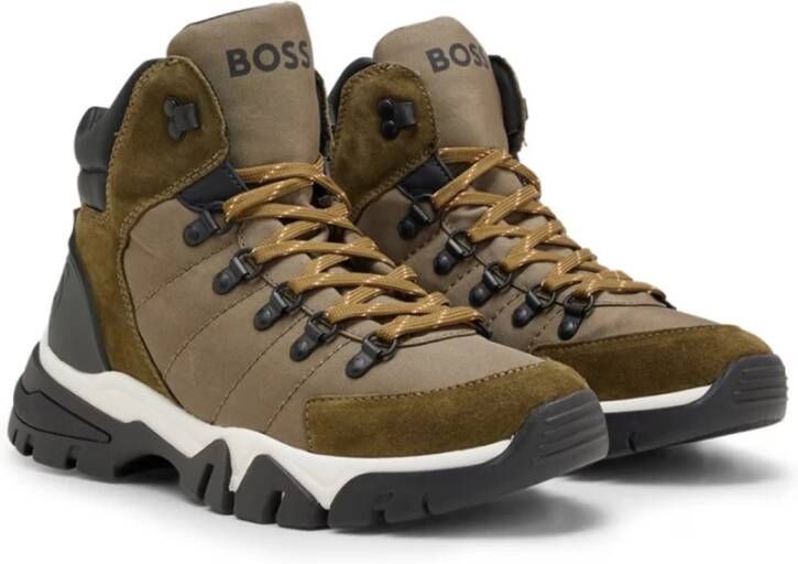 Hugo Boss Boots Green Heren
