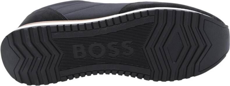 Hugo Boss Bosstraat Sneakers voor Mannen Black Heren