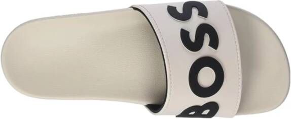 Hugo Boss Comfortabele Pantoffels voor Dagelijks Gebruik Beige Heren
