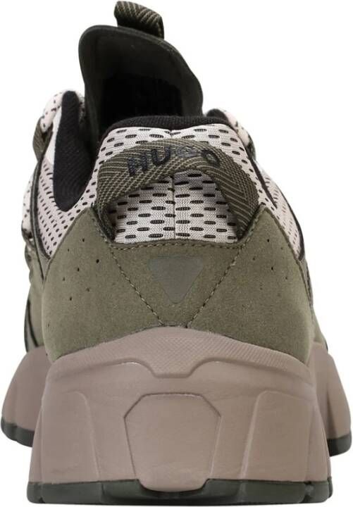 Hugo Boss Donker Beige Runner Sneakers Multicolor Heren