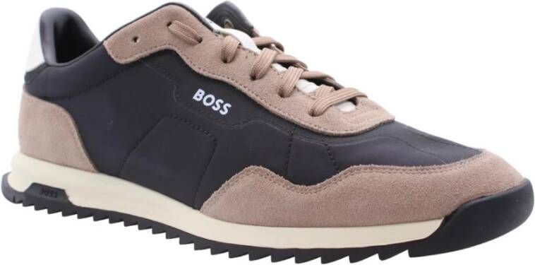 Hugo Boss Earvin Sneaker Stijlvol en Comfortabel Black Heren