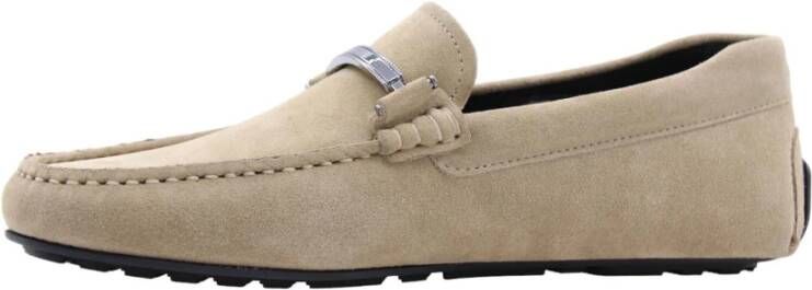 Hugo Boss Esmond Mocassin Schoenen Beige Heren