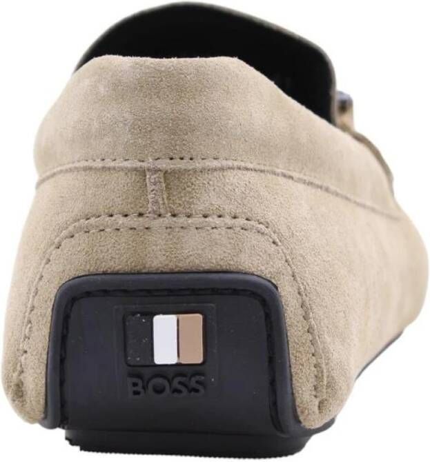 Hugo Boss Esmond Mocassin Schoenen Beige Heren