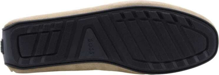 Hugo Boss Esmond Mocassin Schoenen Beige Heren