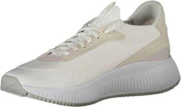 Hugo Boss Gedurfde Sportsneaker met Contrasterende Details White Heren