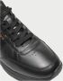 BOSS Lage Sneakers Heren Jace Runn Maat: 46 Materiaal: Leer Kleur: Zwart - Thumbnail 4
