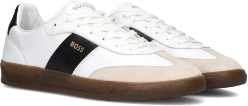 Hugo Boss Heren Lage Sneakers Brandon Tenn White Heren