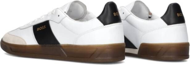 Hugo Boss Heren Lage Sneakers Brandon Tenn White Heren