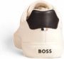 Hugo Boss Witte Leren Sneakers Rubber Zool Veters White Heren - Thumbnail 14