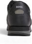 BOSS Lage Sneakers Heren Kai Runn Maat: 42 Materiaal: Leer Kleur: Zwart - Thumbnail 10