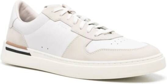 Hugo Boss Klassieke Witte Sneakers voor Mannen Multicolor Heren