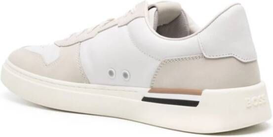 Hugo Boss Klassieke Witte Sneakers voor Mannen Multicolor Heren