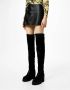HUGO Sneakers X Bella Poarch Kris Heel High Boots in zwart - Thumbnail 7