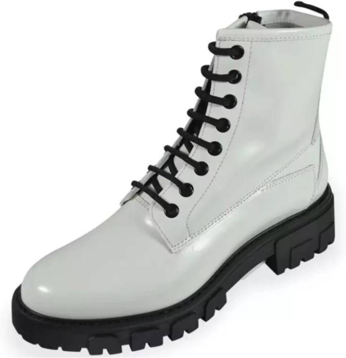 Hugo Boss Lace-up Boots Wit Dames