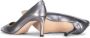 Hugo Boss Leren pumps met puntige neus Gray Dames - Thumbnail 3