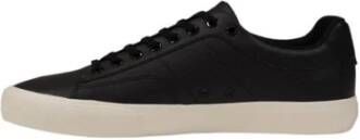 Hugo Boss Leren sneaker voor mannen Black Heren
