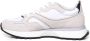 Hugo Boss Leren Sneakers Ronde Neus Logo Vetersluiting Beige Heren - Thumbnail 8