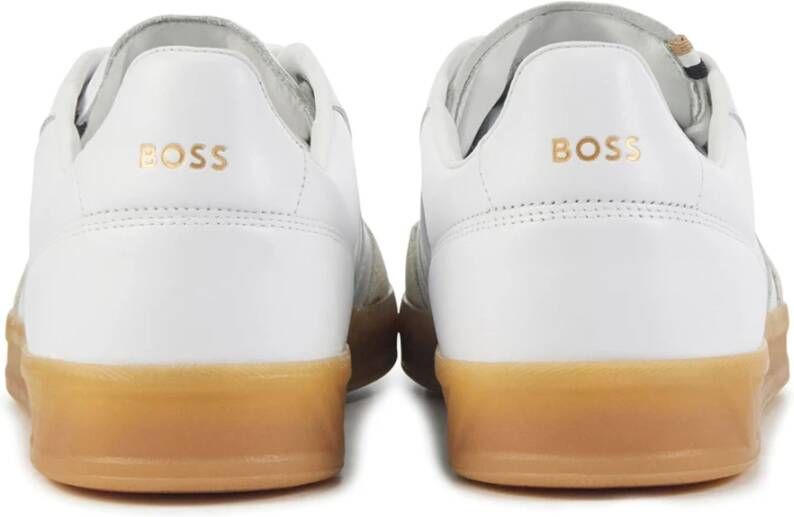 Hugo Boss Leren Sneakers White Heren