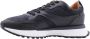 BOSS Lage Sneakers Heren Jonah Runn Maat: 46 Materiaal: Nubuck Kleur: Blauw - Thumbnail 4
