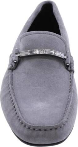 Hugo Boss Stijlvolle Erwin Mocassin Schoenen Gray Heren