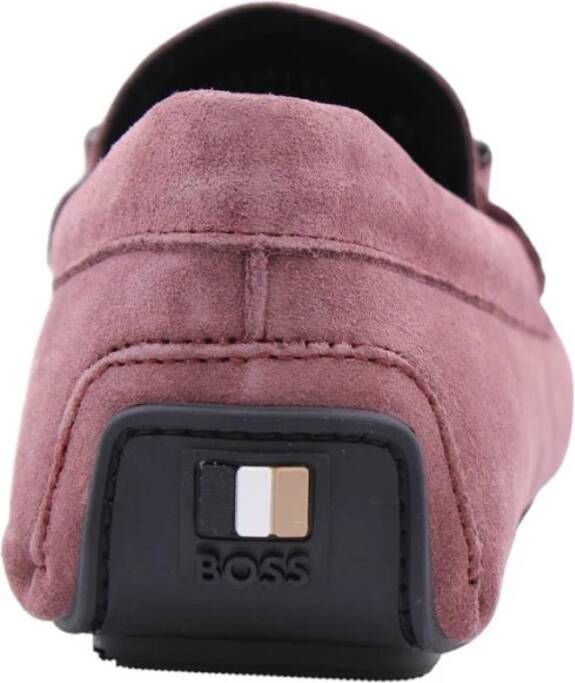Hugo Boss Casual Stijl Loafers voor Mannen Pink Heren