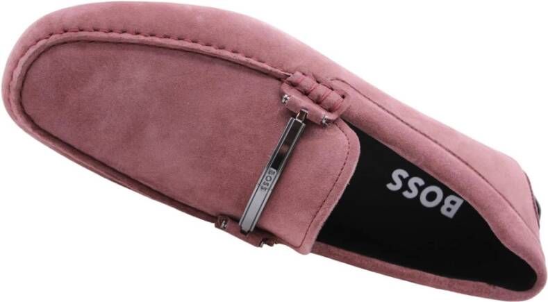 Hugo Boss Casual Stijl Loafers voor Mannen Pink Heren
