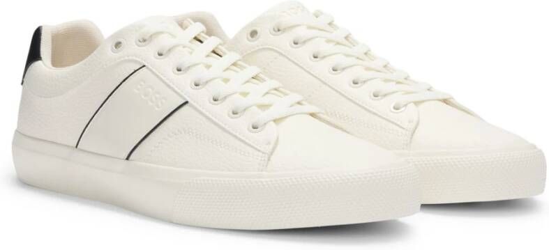 Hugo Boss Natuurlijke Sneaker voor Mannen en Vrouwen White Heren