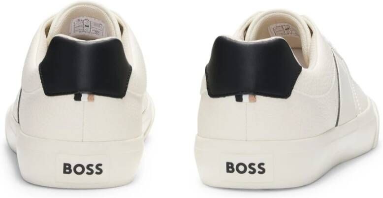 Hugo Boss Natuurlijke Sneaker voor Mannen en Vrouwen White Heren