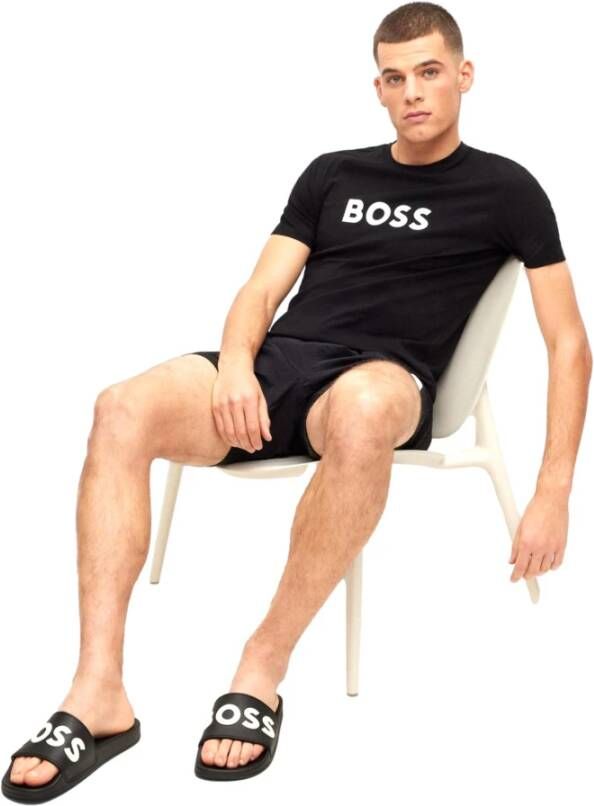 Hugo Boss Schuifregelaars Zwart Heren