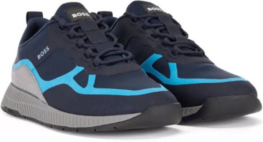 Hugo Boss Sneakers Blauw Heren