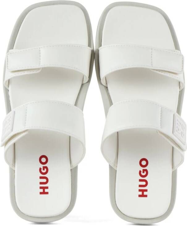 Hugo Boss Sliders White Dames