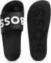 Hugo Boss Zwarte Polyester Heren Slippers Black Heren - Thumbnail 8