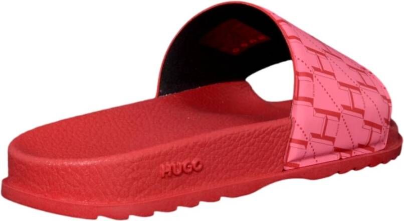 Hugo Boss Slippers Rood Dames