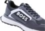 BOSS Lage Sneakers Heren Jonah_runn Maat: 44 Materiaal: Textiel Kleur: Blauw - Thumbnail 8