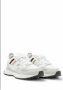 Hugo Boss Sportieve Stijl Witte Sneakers met Merks Kenmerkende Gestreepte Tape White Heren - Thumbnail 7