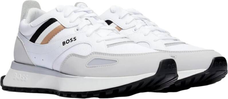 Hugo Boss Sportieve Boss Sneakers Jonah Run Mx_N 50498280 Wit Heren