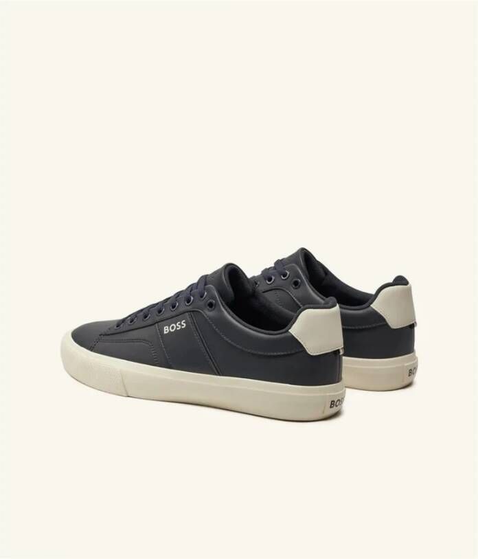 Hugo Boss Sportieve Zwarte Sneakers Aiden Tenn Black Heren