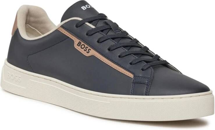 Hugo Boss Stijlvolle Sneakers voor Heren Blue Heren