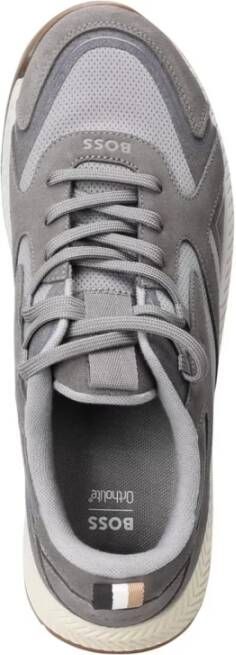 Hugo Boss Titanium Runner Sneakers Gray Heren