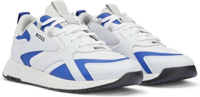 Hugo Boss Titanium Runner Sneakers in Open White Heren