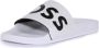 Hugo Boss Band Teenslippers Collectie Lente Zomer White Heren - Thumbnail 22