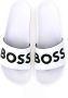 Hugo Boss Band Teenslippers Collectie Lente Zomer White Heren - Thumbnail 14