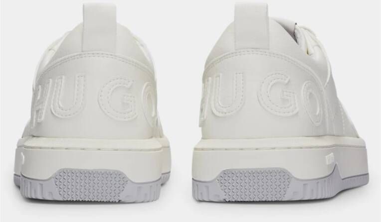 Hugo Boss Witte Kilian Sneakers met Lage Top Wit Heren